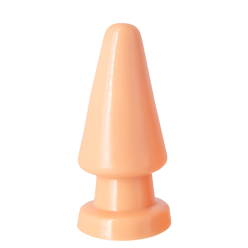 Iso PLEASUREZ Anaali-anustappi, musta, pehmeä ja ergonominen, suunniteltu miellyttävään käyttöön.