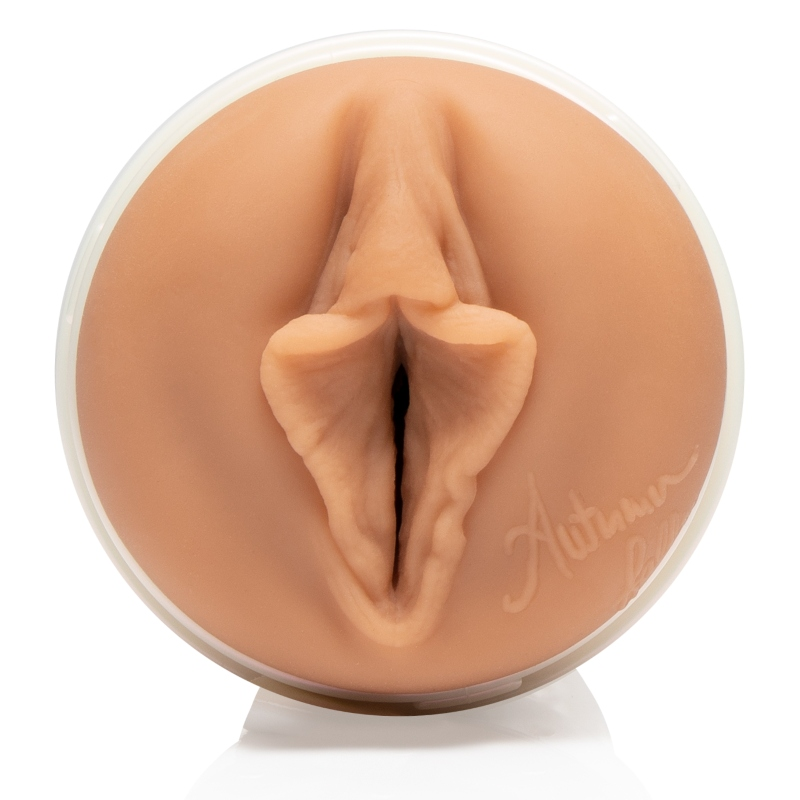 Fleshlight Girls Autumn Falls -masturbaattori, realistinen tekopenis ja yksityiskohtainen sisäpuoli, tuoksuu ja tuntuu luonnolliselta.