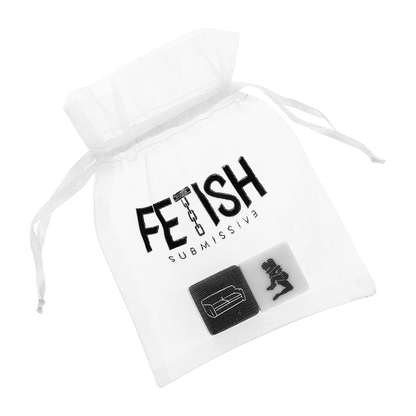 FETISH SUBMISSIVE BDSM-pelit Nopat, mustat ja värikkäät, sopivat fantasian ja roolileikkien käyttöön.