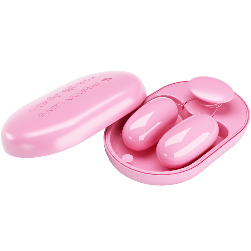 Punainen Pretty Love VIBRAATTORI FUN BOX naisten seksilelu, bullet-vibraattori 12 toimintoa, pehmeä ja ergonominen muoto.
