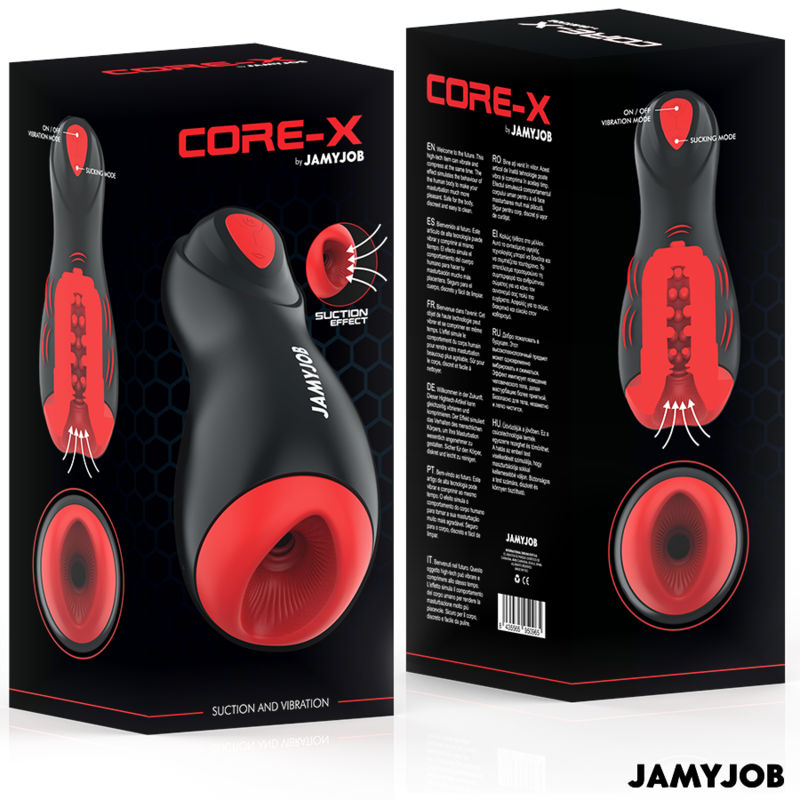 JAMYJOB Core-X automaattinen masturbaattori miehille, realistinen seksilelu ja pehmeä tekstuuri.