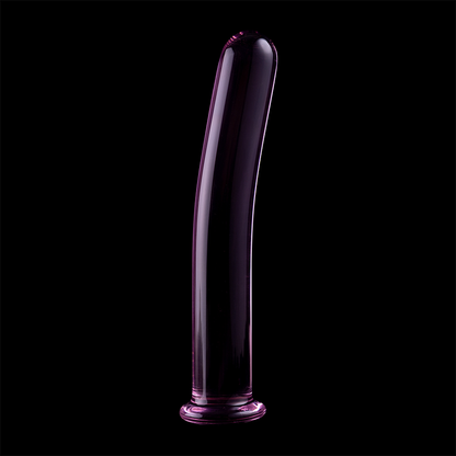 Lasinen NEBULA Dildo Nebula 9, tyylikäs ja realistinen dildo, soveltuu seksileikkeihin ja mielihyvän lisäämiseen.
