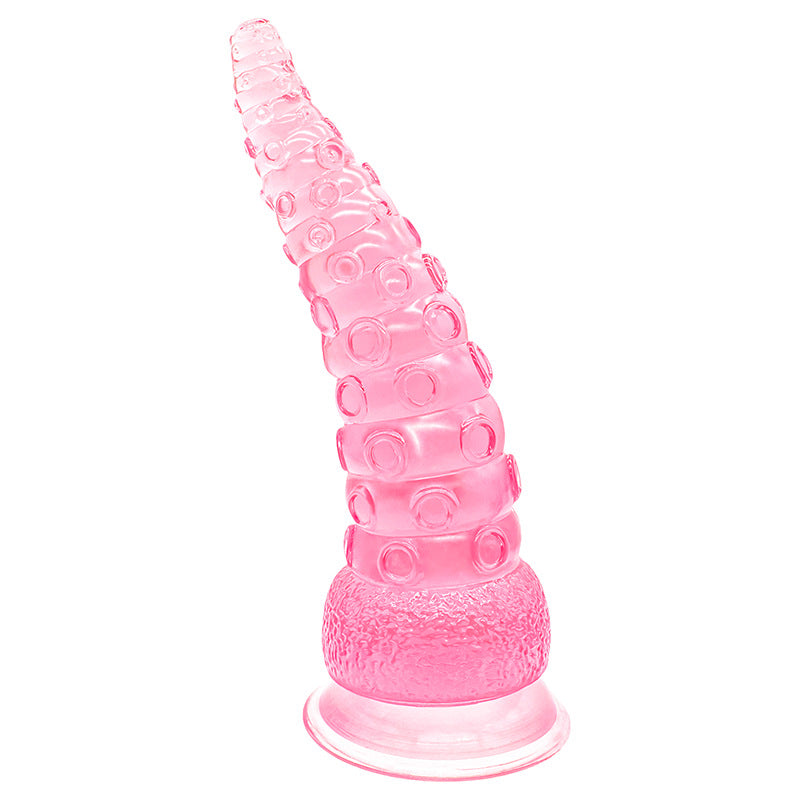 Mustapintainen Pleasurez Dildo Lonkero Kiss -dildo, realistinen muoto ja pehmeä tekstuuri.