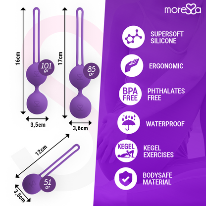 Geishakuula Setti Osian by Moressa, a women's sex toy set featuring multiple textured silicone toys for intimate pleasure.
