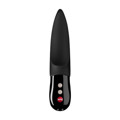 Black Fun Factory Volta vibrator with sleek design, featuring a smooth surface and ergonomic shape for targeted stimulation.