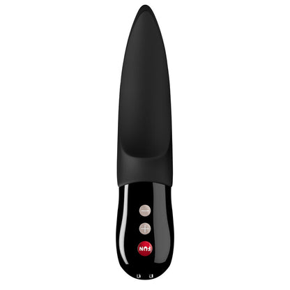 Black Fun Factory VIBRAATTORI VOLTA vibrator with textured surface, designed for pleasure and personal intimacy.