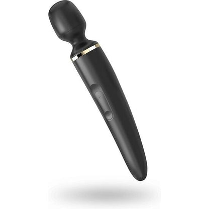 SATISFYER Wand Vibrator in soft silicone, showcasing its sleek design and rounded head for external pleasure use.