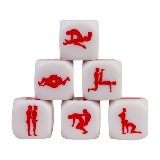 Kamasutra-nopat gay-versio, seksipelit, SECRETPLAY, parien yhteiseen leikkiin ja romanttisiin hetkiin.