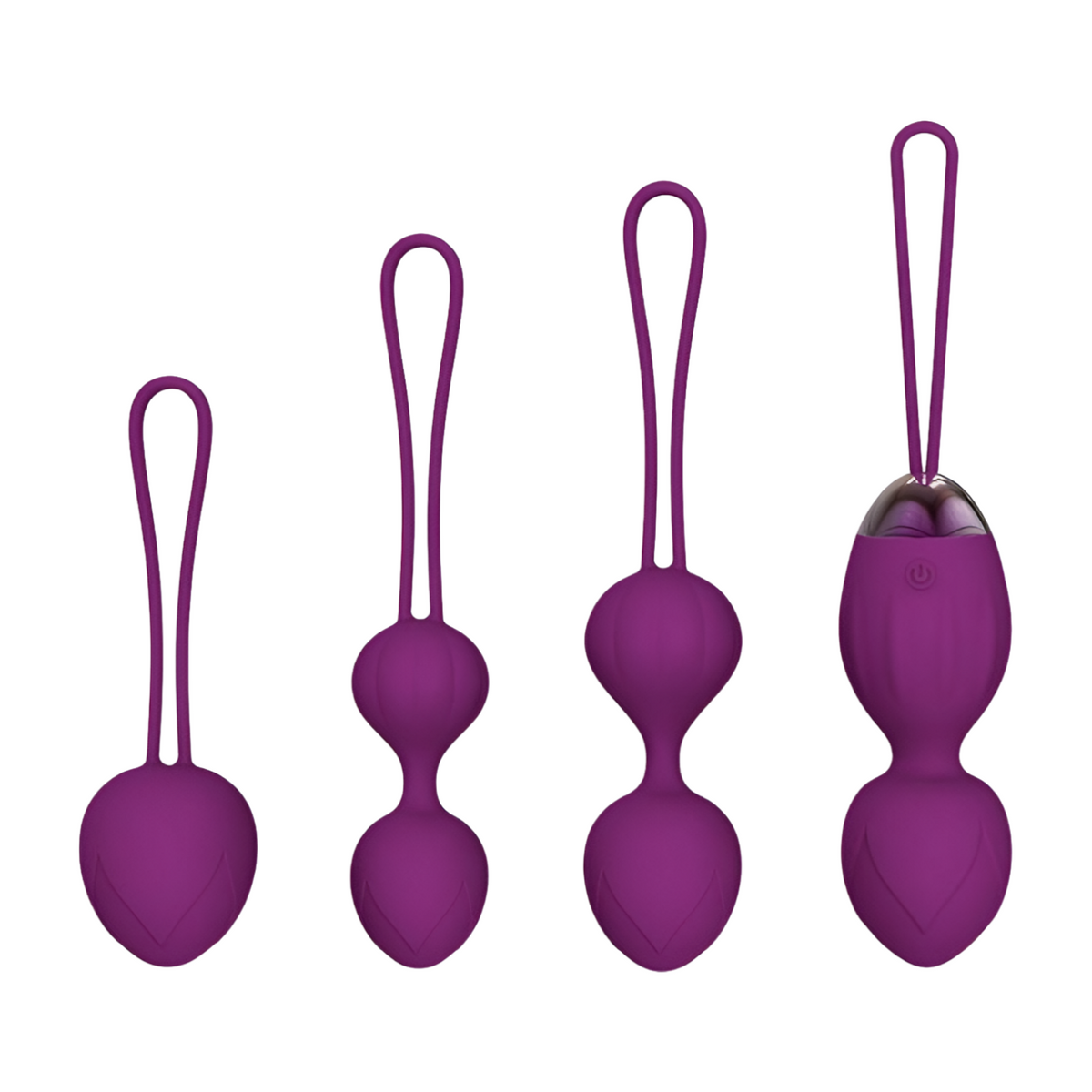 Pleasurez Kegel-pallosetti ja vibraattori naisten seksilelu, monipuolinen ja kestävän muovinen setti.