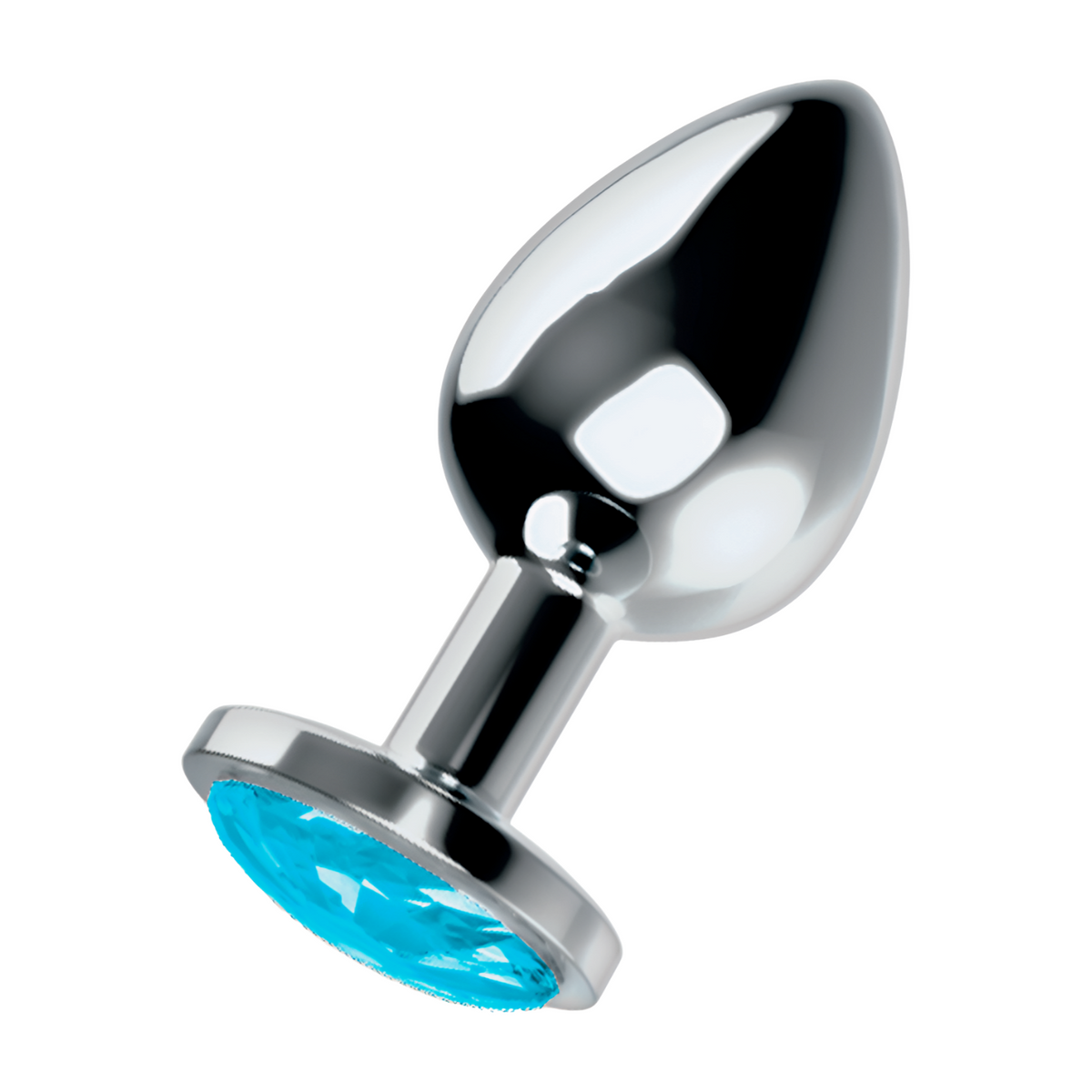 Metallinen anaali-anaalitappi OHMAMA, tukeva ja kiiltävä, sopii anaalikäyttöön, kuvassa näkyy tappi ja sen muoto.