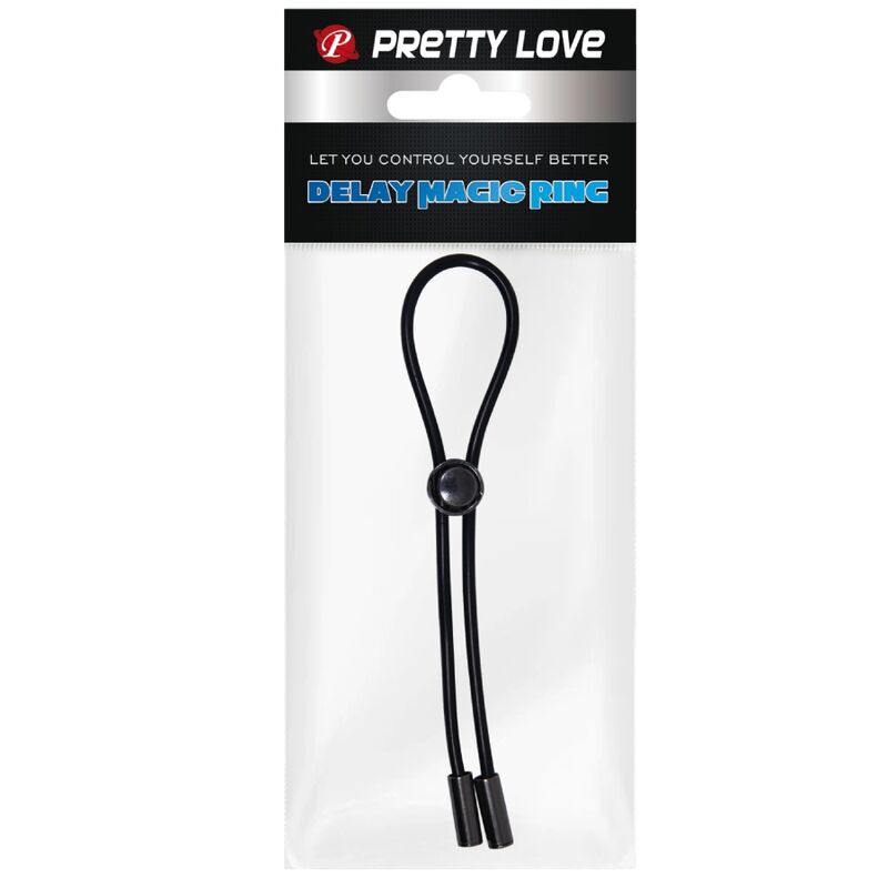 Miesten seksilelu, PRETTY LOVE Penisrengas Lasso, joustava ja kestävää materiaalia, käytettävä seksilelu.
