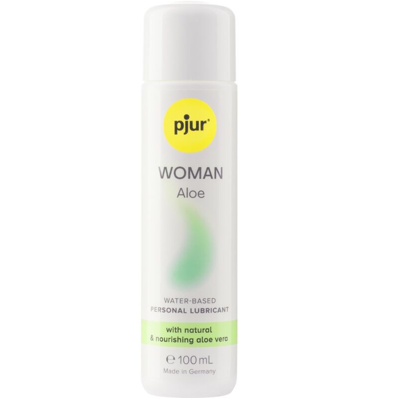 PJUR Woman Aloe -liukuvoide 100ml, hyönteisen näköinen pullo, luonnollinen ja kosteuttava liukuvoide naisten intiimeihin käyttötarkoituksiin