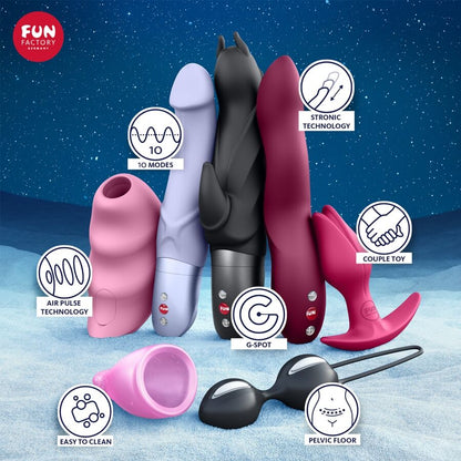Satisfyer Joulukalenteri Premium 2025 featuring festive design and numbered doors for daily surprises.