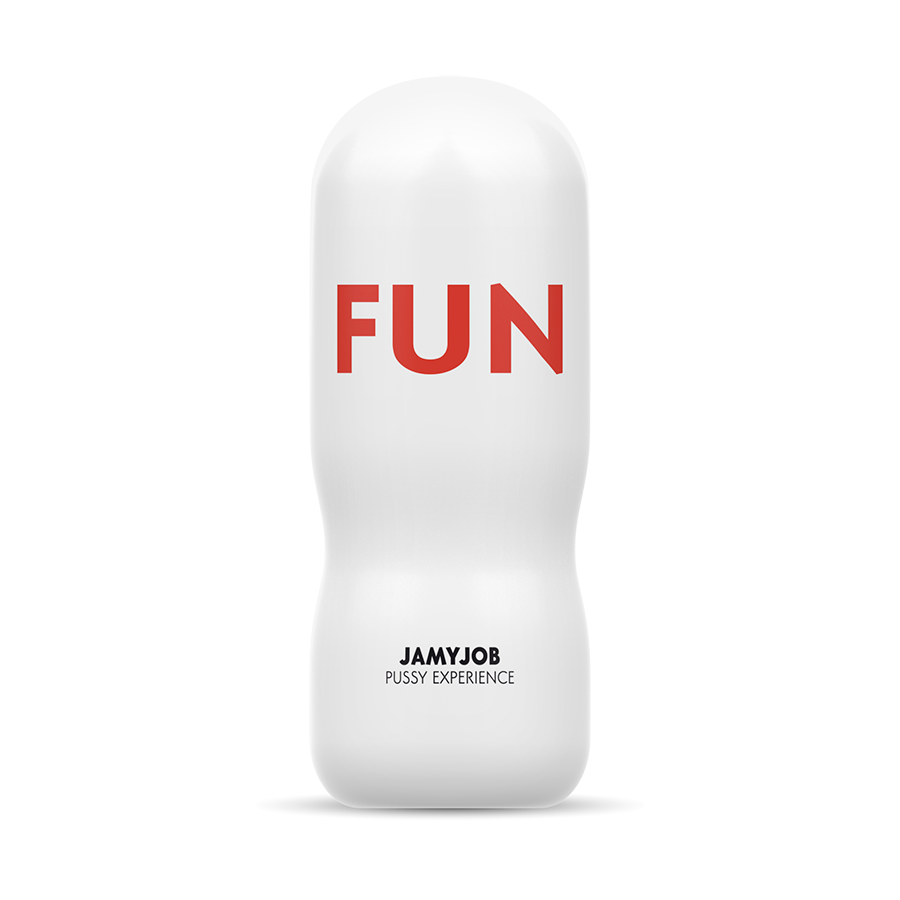 JAMYJOB TEKOVAGINA FUN masturbaattorin kuva, realistisen näköinen ja pehmeä materiaali, sopii aistilliseen käyttöön.