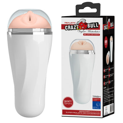 Crazy Bull TEKOVAGINA THRISH 3D miesten seksilelu, realistinen vagina-malli, kuvassa esillä.