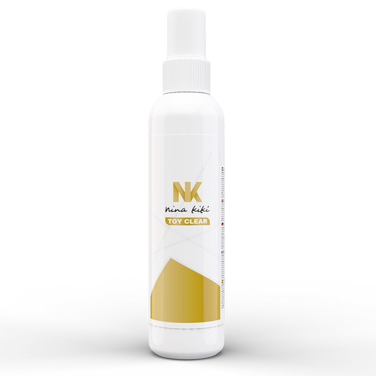 NINA KIKI lelujen puhdistussuihke, lelujen puhdistusaine spray, tehokas lelujen puhdistukseen, hygieninen lelujen puhdistus.