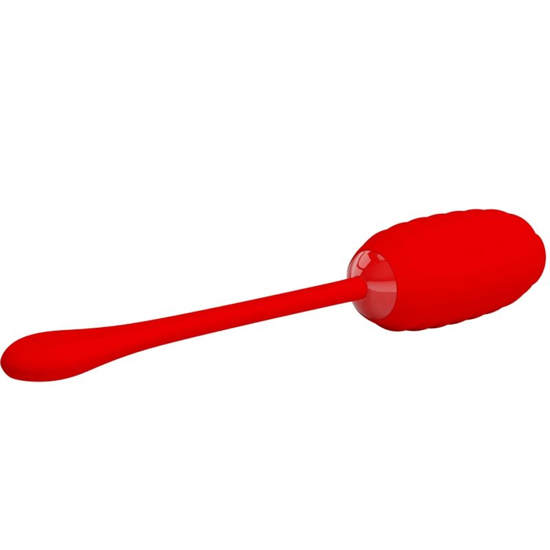 Punainen Pretty Love -naisten seksilelun muna, vibraattori, sileä ja ergonominen seksiväline.