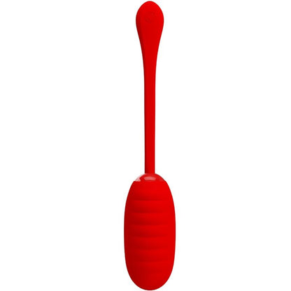 Punainen Pretty Love -muna vibraattori, naisten seksilelu, kuva esittelee kiiltävän ja ergonomisen muotoilun.