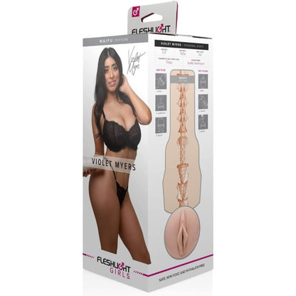 Violet Myers Fleshlight Fleshlight Girls miesten seksilelu, realistinen muotoilu ja violetti väri.